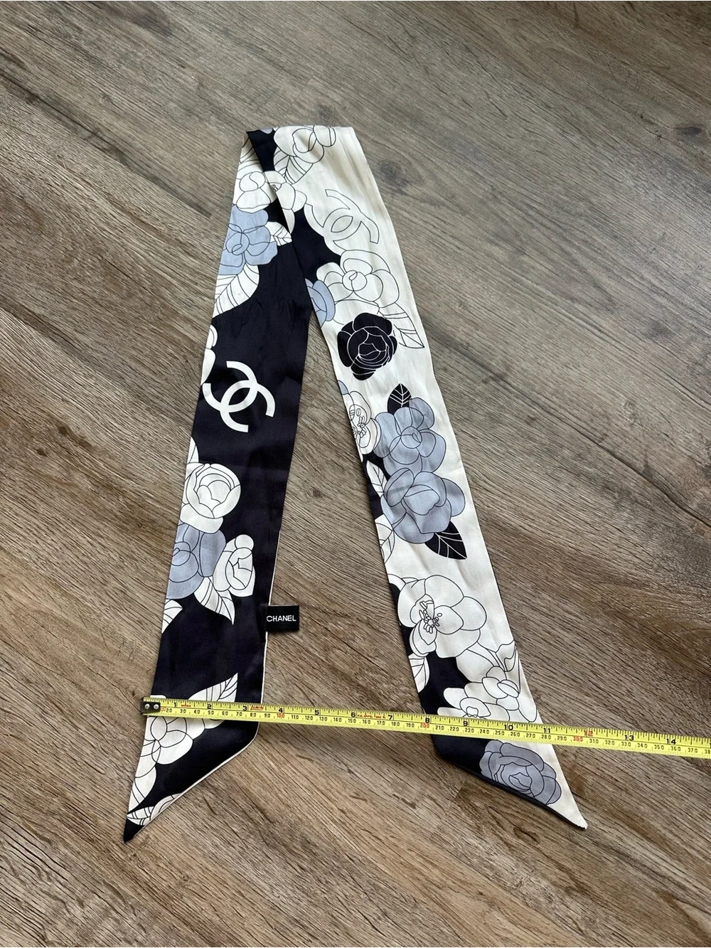 CHANEL Silk Scarf Tie